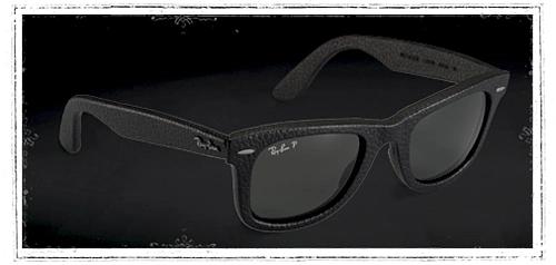 Novinka - štýlové koženné okuliare Wayfarer Rayban