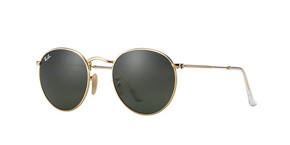 Ray Ban 0RB3447 001 ROUND METAL