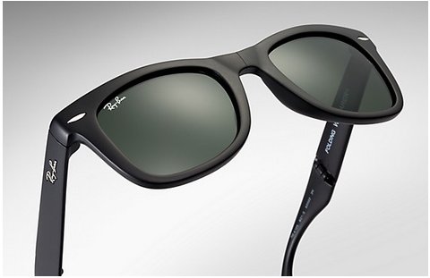 Ray Ban 0RB4105 601S FOLDING WAYFARER