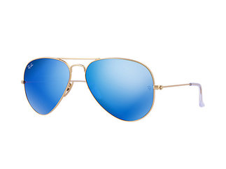Ray-Ban Aviator - modré slnečné okuliare