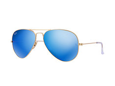 Slnečné okuliare Aviator modrá zrkadlovka