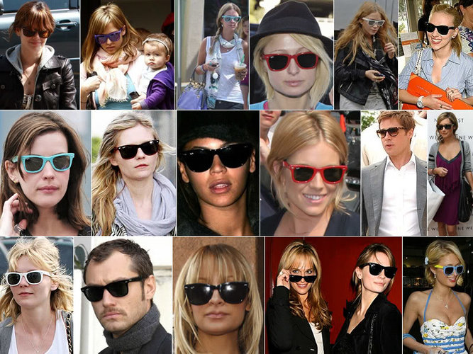 Slnečné okuliare Wayfarer Ray-ban celebrity