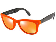 Wayfarer okuliare s oražovou zrkadlovkou
